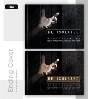 Salvation Template Ending Cover – Emotion of Isolated Hand