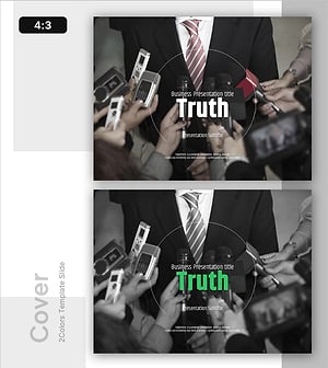 진실을 말하다 - 다채로운 인트로 슬라이드
