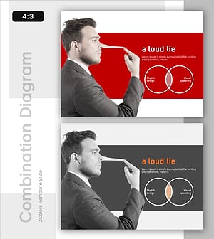 Stylish Presentation Slide Emphasizing Visuals and Story