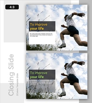 트레이닝 템플릿 엔딩 표지