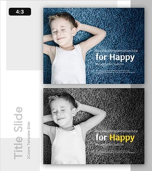 행복 템플릿 표지 - 즐거운 시작