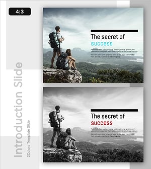 성공적인 비즈니스 템플릿 인트로