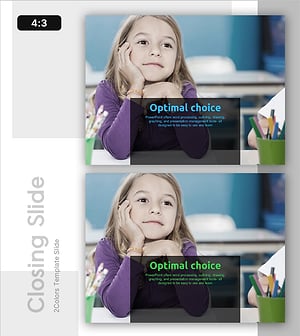 선택 템플릿 엔딩 표지 – 강력한 마무리