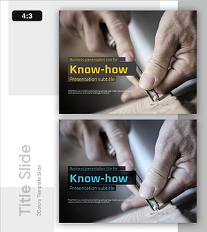 노하우 템플릿 표지 – 전문성과 신뢰 전달