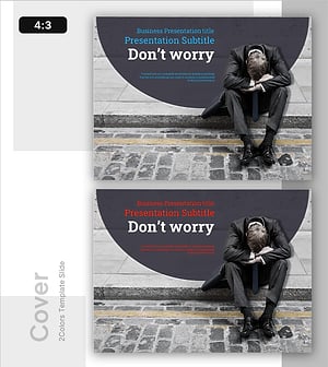 걱정과 불안 템플릿 표지