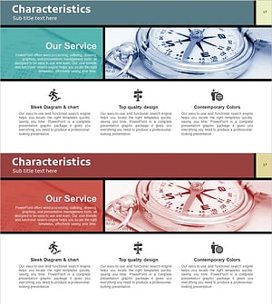 비즈니스 특성 서비스 구성내용 – 다이어그램 및 클러스터