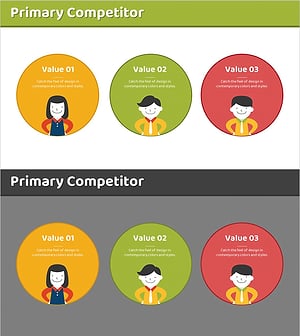 어린이 일러스트 원형 다이어그램