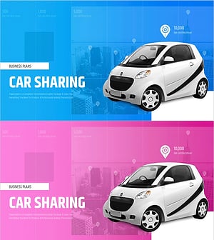 Car Sharing Business Plan Template Cover – Business Vision