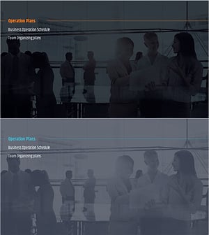 City Modern Theme Business Plan Template Section Slide