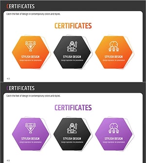 Award Category Introduction Diagram – Emphasizing Awards and Certifications