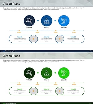 활동 계획 순서 다이어그램 – 사업 추진 전략 및 관리