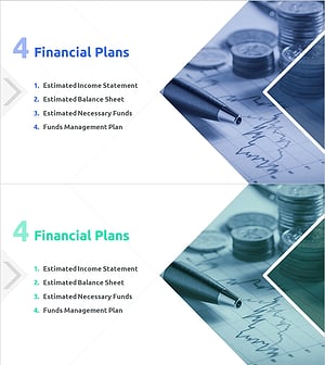 스타트업 투자유치 템플릿 간지 – 재무 계획을 위한 최적화