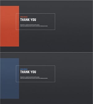 모던 심플 제안서 템플릿 엔딩 표지 – 전문적인 마무리