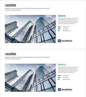 Company Location Information Summary Slide - Professional Look