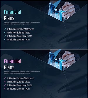 IT 투자유치 템플릿 간지로 금융 계획 강조하기