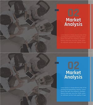 Strategic Marketing Plan Template Section Slide – Market Analysis
