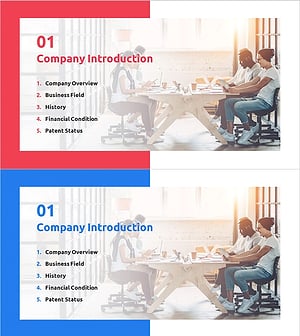 스타트업 사업 투자유치 PPT 간지