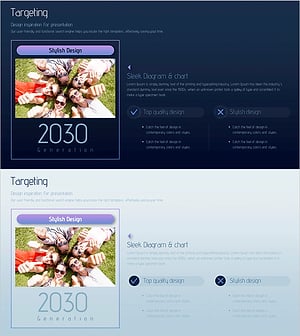 목표 타겟 분석 슬라이드 - 시장 및 경쟁사 분석 전략