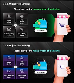 블랙프라이데이 주요 목표 및 전략 슬라이드