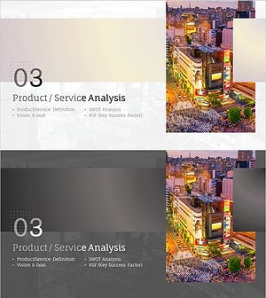 광고 마케팅 계획 템플릿 간지 – 효과적인 제품 분석