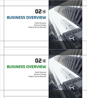 Grid Company Profile Template Section Slide
