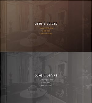 Luxury Hotel Marketing Plan Template Section Slide