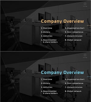 Stylish Company Profile Template Section – Professionalism and Trust