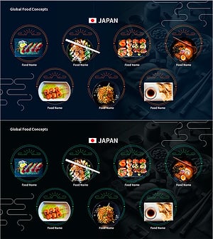 Japanese Food Concept Presentation Slide