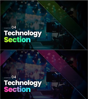 Technology Section Infographic Slide – Shaping the Future