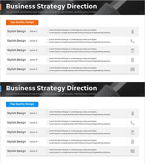 의류 비즈니스 전략 다이어그램 – 효과적인 사업전략 시각화