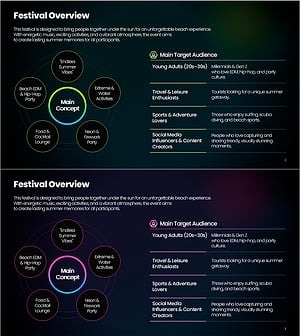 Presentation Template for Beach Festival – Endless Summer Vibes