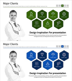Cluster Slide Highlighting Characteristics of Medical Services
