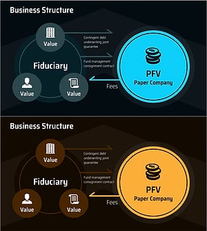 PEV 비즈니스 구조 다이어그램 – 전략적 방향성과 이해관계