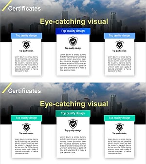 수상내역 인증 다이어그램 – 뛰어난 성과를 시각화
