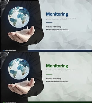 글로벌 사업가의 마케팅 기획서 템플릿 간지