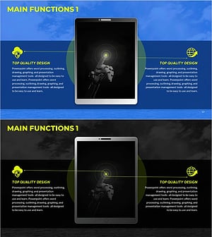 상품/서비스 소개 PPT 템플릿 – 시각적 매력이 돋보이는 구성