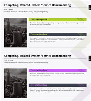 운영방안 & 서비스 벤치마킹 슬라이드 – 시장 경쟁 분석