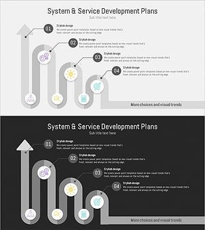 서비스 운영 계획을 위한 클러스터 다이어그램 슬라이드