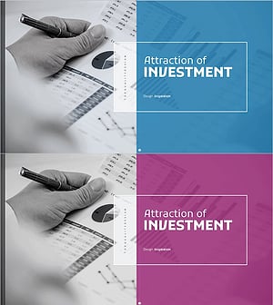 투자유치 프레젠테이션 템플릿 표지