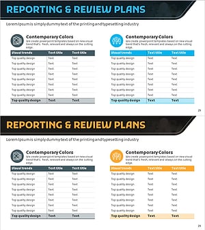 사업보고 분석 테이블 – 효율적 관리와 검토를 위한 솔루션
