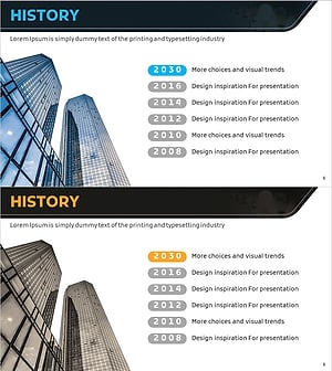 A Business History that Inspires Trust – Company History Presentation