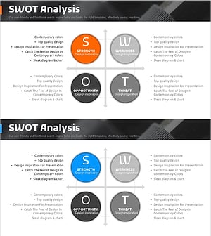 SWOT 분석 확산 다이어그램 – 효과적인 시장 분석 도구