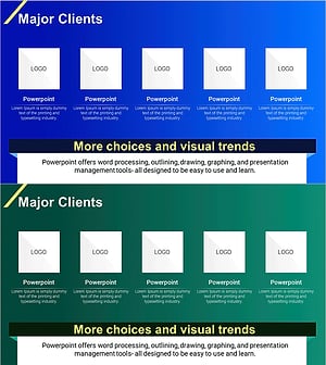 주요 거래 기업 소개 다이어그램 – 효과적인 클러스터 시각화