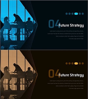 방향성 제시 IR 템플릿 간지