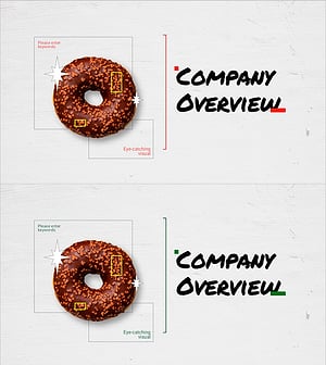카페 비즈니스 회사 개요 간지 – 매력적인 비주얼