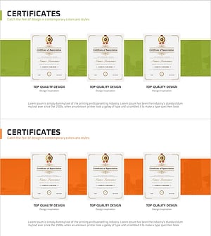 수상 인증내역 슬라이드 – 가시성과 신뢰를 담다