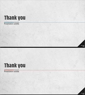 콘크리트 테마 회사소개서 엔딩 표지