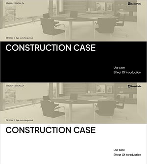 Interior Product Introduction Template Section – Enhancing Focus with Stylish Design