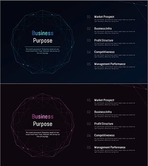 Global Investment Attraction Template Section Slide - Effective Business Direction