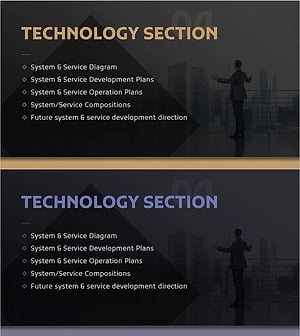 Business Man Proposal Template Section Slide